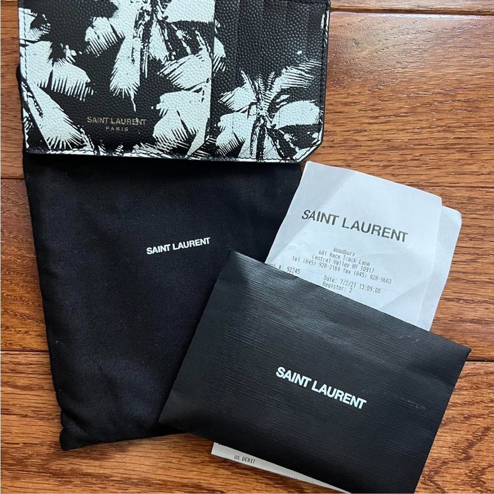 Saint Laurent Palm Tree Wallet